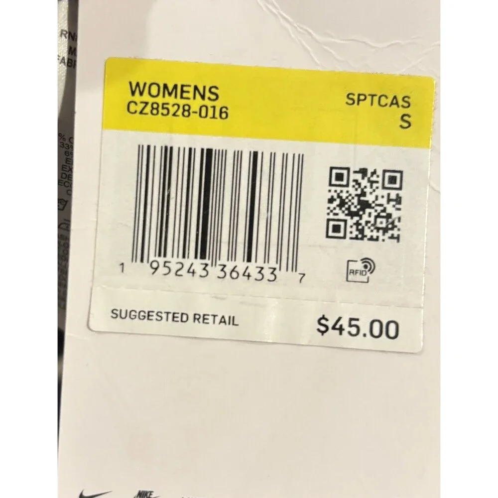 NWT Nike Women’s Tight Fit High Rise Full Length Leggings Black Red Small